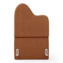 Ver imagem 5 de Cabeceira Orgânica Cama Box Solteiro Sea 90cm com Frame Bouclé Terracota - Desk Design