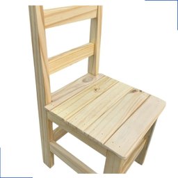 Conjunto Mesa Mesinha Quadrada Infantil Educativa Atividades de Madeira Maciça Resistente 4 Cadeira - 6