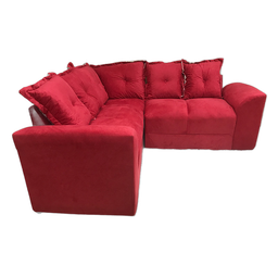 Sofá Canto Belo:vermelho - 3