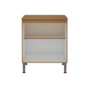 Ver imagem 2 de Balcão de Cozinha C/ Tampo Essência C/ 2 Portas 70cm Freijo/white Laca - Genialflex
