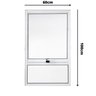 Janela de Alumínio Maxim Ar 100x60cm com Peitoril Fixo Magnum Atlântica - 4