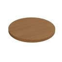 Ver imagem 1 de Tampo Mesa Sala de Jantar Madeirado Madeirado Ta69 Crome S/ Vidro Redondo 65x65cm Canela -