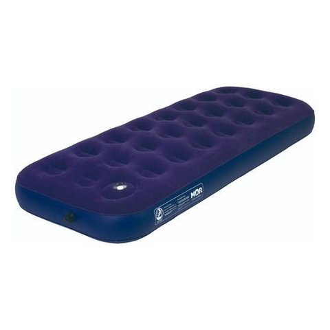 2 Colchão Inflável Solteiro Mor Inflador Embutido Kit Reparo Cor Azul-marinho