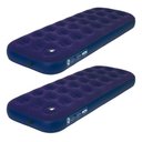 Ver imagem 2 de 2 Colchão Inflável Solteiro Mor Inflador Embutido Kit Reparo Cor Azul-marinho