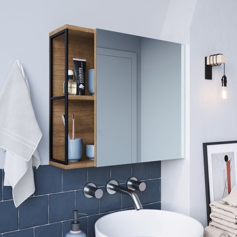 Espelheira para Banheiro 53x60cm