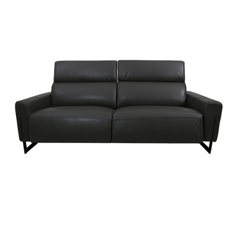 Sofá Reclinável Elétrico de Couro Legend Graphite - Mempra