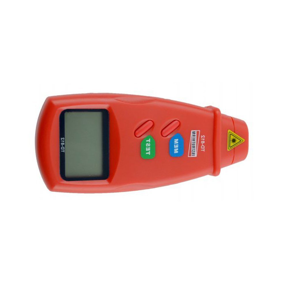 Kit 2 Tacômetro Digital Óptico Mira Laser Faixa 2,5 a 99999 Rpm Medição Velocidade Td-812 Portátil C - 3
