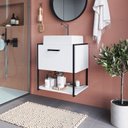 Ver imagem 1 de Gabinete Suspenso para Banheiro 50cm com Cuba 