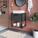 Ver imagem 1 de Gabinete Suspenso para Banheiro 50cm com Cuba 