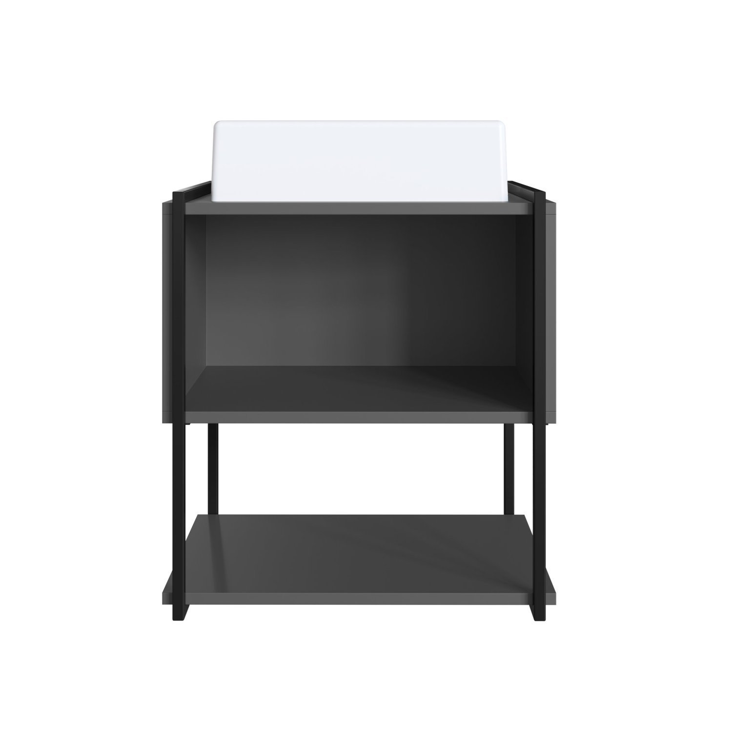 Gabinete Suspenso para Banheiro 50cm com Cuba | MadeiraMadeira