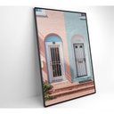 Ver imagem 5 de Quadro Portas Coloridas 80x120 Cm Adesivo Fotográfico