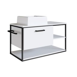 Gabinete Suspenso para Banheiro 80cm com Cuba  - 4