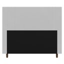 Ver imagem 3 de Cabeceira Cama Box Solteiro Ferrara 90cm Corano Branco - Desk Design