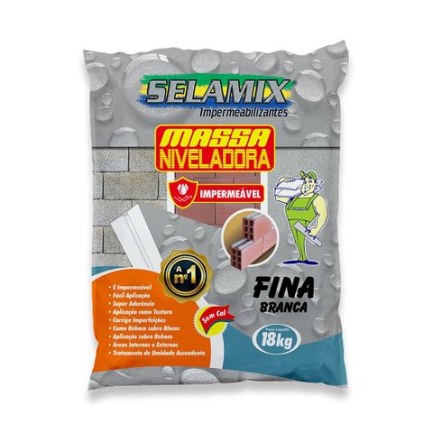Massa Niveladora Fina 18kg