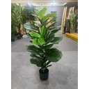 Ver imagem 6 de Planta Artificial Ficus Lyrata Decoração Sala 1.30m