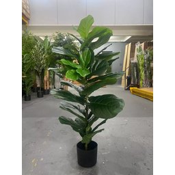 Planta Artificial Ficus Lyrata Decoração Sala 1.30m - 7