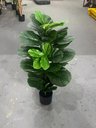 Ver imagem 3 de Planta Artificial Ficus Lyrata Decoração Sala 1.30m