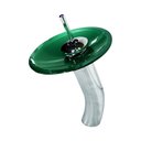 Ver imagem 2 de TORNEIRA MONOCOMANDO DE VIDRO REDONDA ALTA VERDE