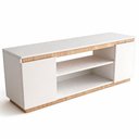 Ver imagem 4 de Rack Cava 130cm 2 Portas com Rodapé TV até 50" Byhouse
