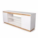 Ver imagem 2 de Rack Cava 130cm 2 Portas com Rodapé TV até 50" Byhouse