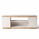 Ver imagem 3 de Rack Cava 130cm 2 Portas com Rodapé TV até 50" Byhouse