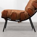 Ver imagem 4 de Poltrona e Puff Costela Slim - Cognac