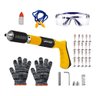 Rebitadeira de Fixação Finca Pino 20 Rebites + Equipamentos - 2