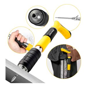 Rebitadeira de Fixação Finca Pino 20 Rebites + Equipamentos