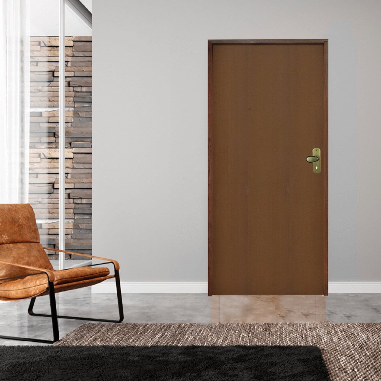 Porta Lisa Padrão Imbuia 210x92cm Batente Ecólógico 11cm Fechadura Externa Lado Direito Hale Esquadrias é boa?