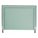 Ver imagem 3 de Cabeceira Cama Box Casal 140cm Viviane Veludo Quarto - Estopar Viviane Casal Veludo Veludo Acqua