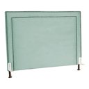 Ver imagem 1 de Cabeceira Cama Box Casal 140cm Viviane Veludo Quarto - Estopar Viviane Casal Veludo Veludo Acqua