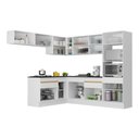 Ver imagem 6 de Armário Cozinha Completa Canto Veneza Mp2105 Multimóveis Branco + Brinde Jogo de Panelas Tramontina
