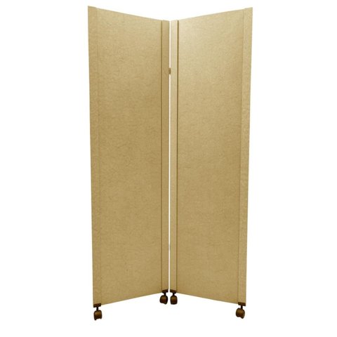 Biombo New Design 2 Folhas c/ 04 Rodinhas