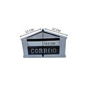 Ver imagem 2 de Caixa de Correio Cartas para Muro Detrás Preta 15x23x11cm