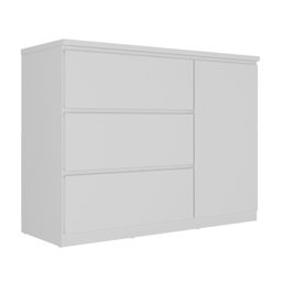 Cômoda Sapateira 3 Gavetas 1 Porta Modelo Gales 100% MDF Mambel - 2 Cômoda Sapateira 3 Gavetas 1 Porta Modelo Gales 100% MDF Mambel - 2