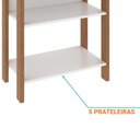 Ver imagem 4 de Armário Estante para Decoração Multiuso ou Closet Modulado Az1005 Tecnomobili Amêndoa/branco