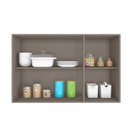 Ver imagem 2 de Armário Aéreo 3 Portas 120 Cm Olivia