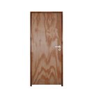 Ver imagem 2 de Kit Porta de Madeira 210x80cm Batente 11cm Fechadura Stilo Rodam Abertura Direita Marrom/Mescla