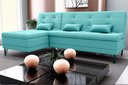 Ver imagem 2 de Sofá Cama com Chaise 3 Lugares 2,00 Mts Nice Matrix