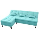 Ver imagem 3 de Sofá Cama com Chaise 3 Lugares 2,00 Mts Nice Matrix