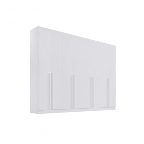 Guarda Roupa Casal 8 Gavetas - Daymont-branco - Móveis D'doro
