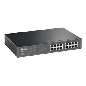 Switch Gigabit Easy Smart 10/100/1000 C/ 16 Portas (sendo 8 Poe) Tl-sg1016pe Smb Tp-link Tpn0328