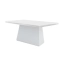 Ver imagem 6 de Mesa P/ Cozinha Luna C/ Tampo 180x90cm Flex Madeirado Vidro Canto Curvo - Imbuia/ripado 3d/grafite