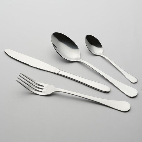 Kit 24 Talheres Faqueiro Home&co Phoenix Aço Inox Prateado Faca Garfo Colher