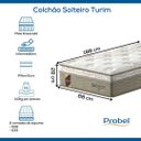 Ver imagem 3 de Colchão Solteiro PROBEL Mola Ensacada Probel Turim