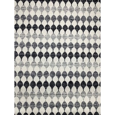 Tapete Kilim Summer 250x352 905 Ivory Black