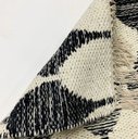 Ver imagem 3 de Tapete Kilim Summer 250x352 905 Ivory Black