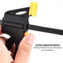 Ver imagem 4 de Grampo Aperto Rápido Tipo Sargento 15cm 6"pol | 03 Un