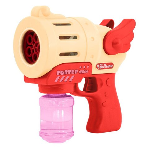 Lançador Mania de Bolha Angel - DM Toys - Laranja