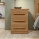 Ver imagem 2 de Mesa de Cabeceira 3 Gavetas Baião Plus 